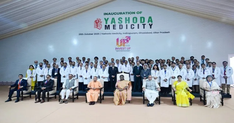 President Droupadi Murmu on October 26 inaugurated the Yashoda Medicity Hospital in Ghaziabad