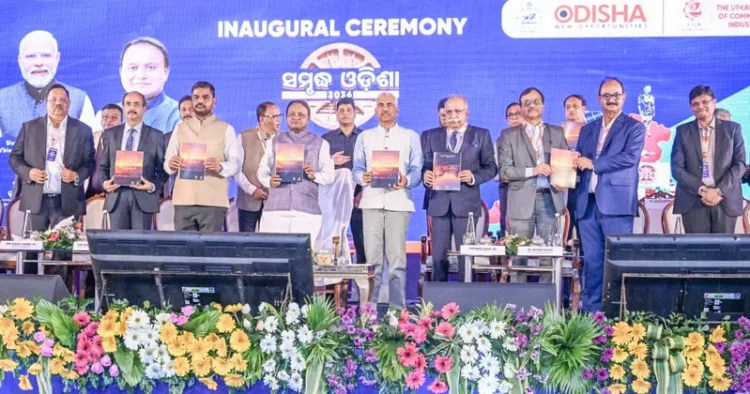 At the ‘Samruddha Odisha 2036 Conclave’, organized by the Utkal Chamber of Commerce and Industry at Janata Maidan, Chief Minister Shri Mohan Charan Majhi