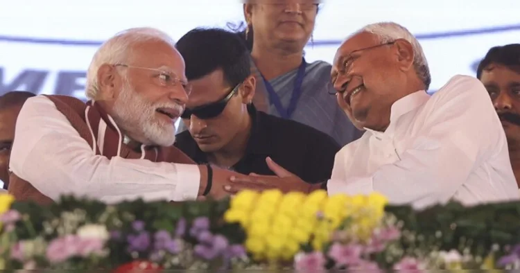 Prime Minister Narendra Modi and Bihar Chief Minister Nitish Kumar