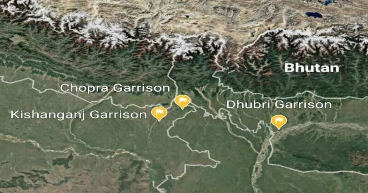 Three new military garrisons established across Siliguri corridor to bolster India's security architecture