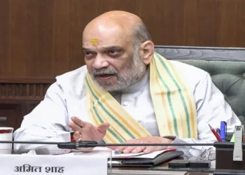 New Delhi, Nov 11 (ANI): Union Home Minister Amit Shah chairs a high-level security meeting at his residence, in New Delhi on Tuesday. (ANI Video Grab)