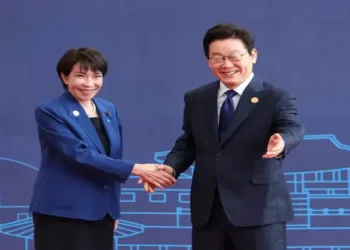 Prime Minister of Japan Sanae Takaichi and President of South Korea Lee Jae Myung
