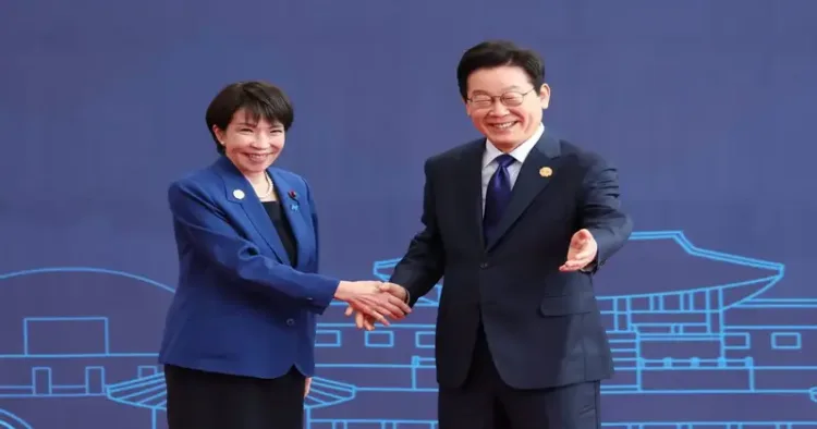 Prime Minister of Japan Sanae Takaichi and President of South Korea Lee Jae Myung