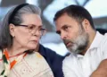 Congress Leader Sonia Gandhi and Rahul Gandhi