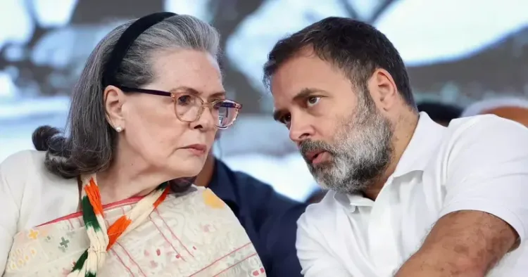 Congress Leader Sonia Gandhi and Rahul Gandhi