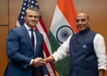 US Defence Secretary Pete Hegseth and Defence Minister Rajnath Singh
