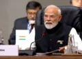 Prime Minister Narendra Modi addresses the G20 Summit in Johannesburg, South Africa
