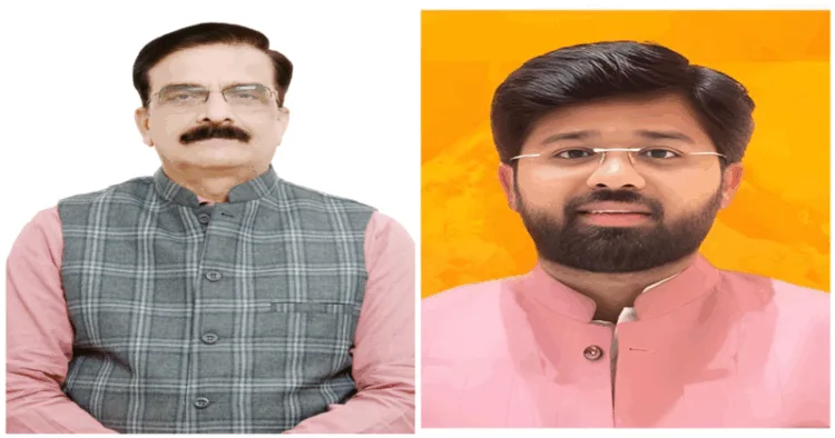 (Left) Prof. (Dr.) Raghuraj Kishor Tiwari (Right) Dr. Virendra Singh Solanki