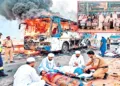 A catastrophic bus–tanker collision near Madinah early Monday claimed the lives of at least 45 Indian Umrah pilgrims