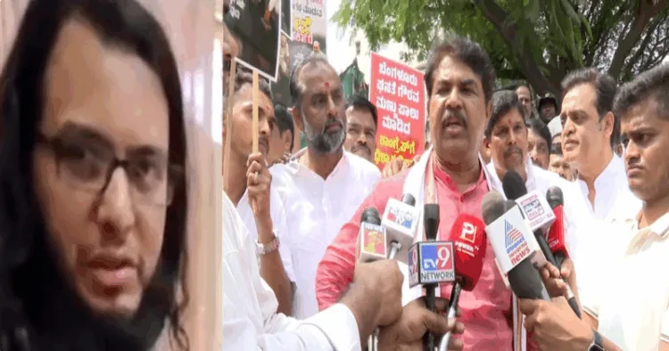 (Left) ISIS recruiter Juhad Hamid Shakeel Manna (Right) Leader of the Opposition R. Ashoka