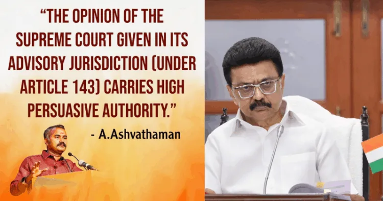 BJP’s Aswathaman slams Stalin for twisting SC view, reminds India is quasi-federal, not his imagined federal state