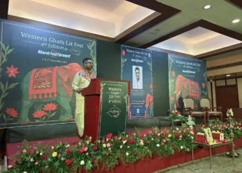 Author Dushyant Sridhar as keynote speaker at Westernghats Litfest 2025