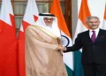 Foreign Minister of Bahrain Dr. Abdullatif bin Rashid Alzayani and External Affairs Minister Dr. S. Jaishankar