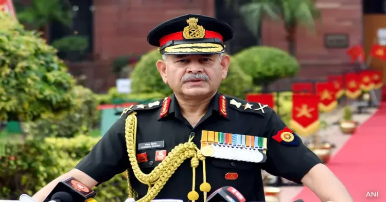 Army Chief General Upendra Dwivedi