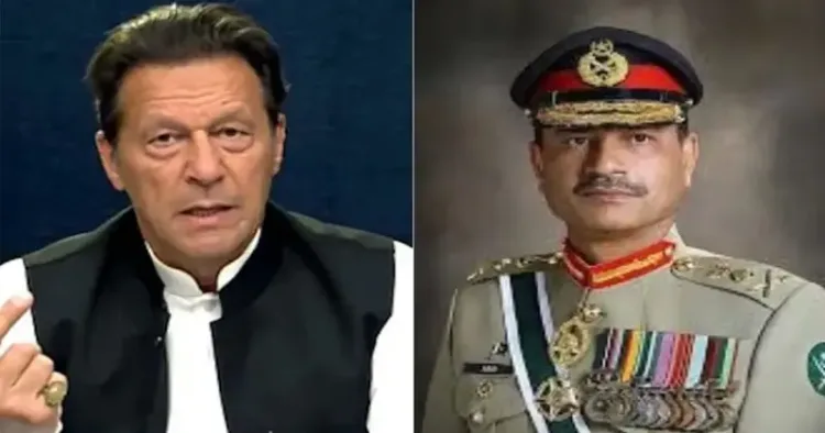 Former Prime Minister of Pakistan Imran Khan and Military Leader Asim Munir