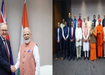 (Left to Right): Prime Minister Narendra Modi meets Australian PM Anthony Albanese and PM Modi holds discussions with the Indian community in South Africa