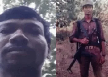 Maoist commander Madavi Hidma, image courtesy INDIA TV