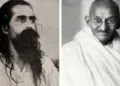 (Left) Sri Guruji Golwalkar (Right) Mahatma Gandhi