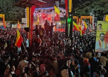 Rajyotsava in Belagavi; Celebration started at Friday midnight in Belagavi