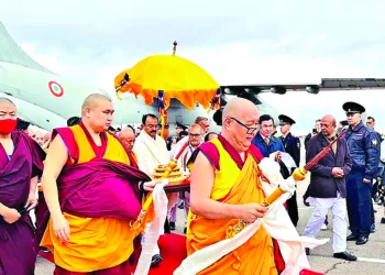 Uttar Pradesh Deputy Chief Minister Keshav Prasad Maurya, along with a delegation, arrived in Elista, the capital of the Republic of Kalmykia, Russia, carrying the relics of Buddha on October 11