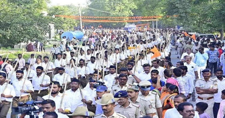 RSS Path Sanchalan held successfully in Chittapur