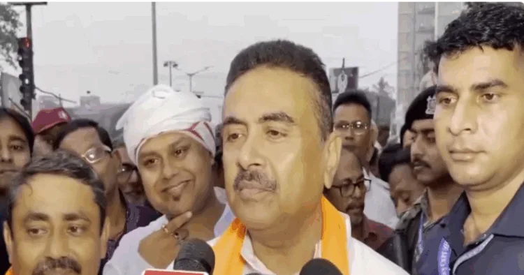 Leader of Opposition in the West Bengal Assembly and BJP leader Suvendu Adhikari