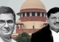 (Left) Former CJI D.Y. Chandrachud (Right) CJI B.R. Gavai