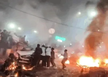 Site of the Delhi Blast that took place on November 10, 2025