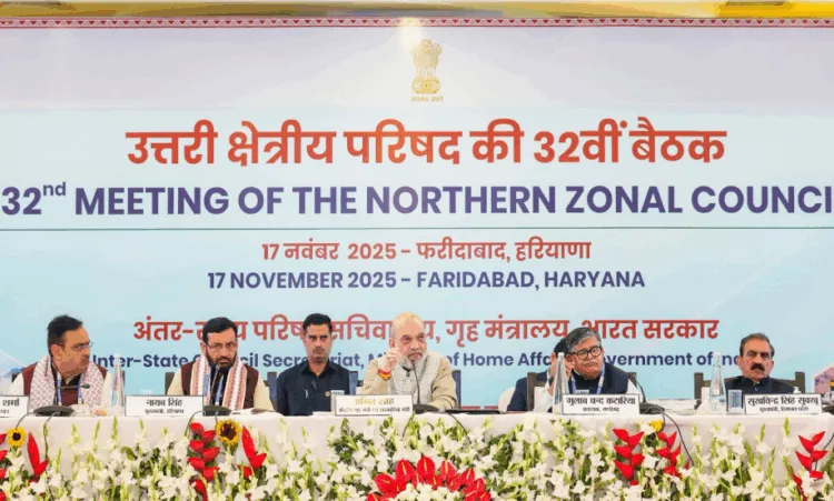 Union Home Minister Amit Shah at 32nd Northern Zonal Council meeting