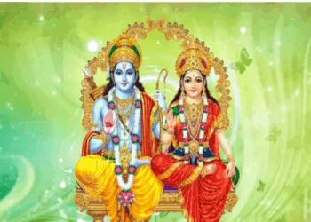 (Left) Bhagwan Sri Ram (Right) Sita Mata