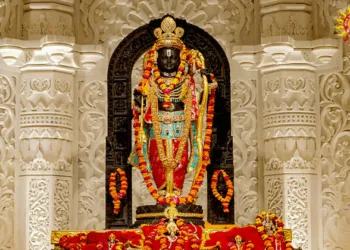 Murti of Bhagwan Ram at Ayodhya Ram Mandir