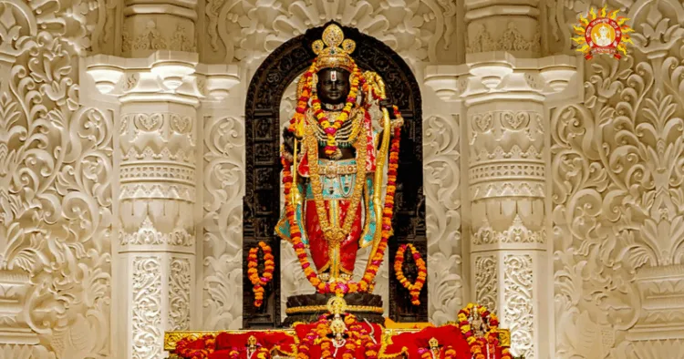 Murti of Bhagwan Ram at Ayodhya Ram Mandir