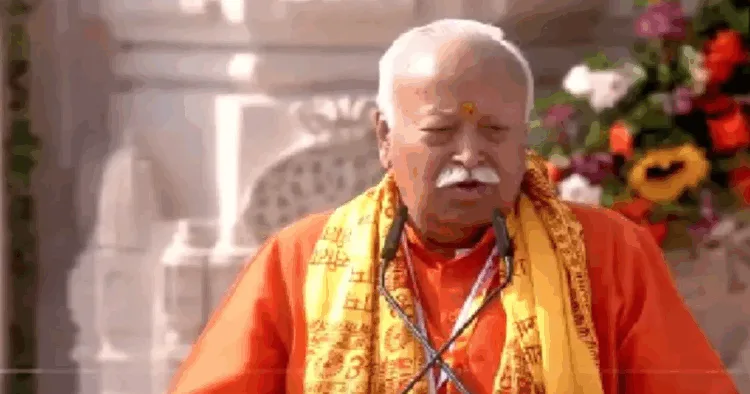 RSS Sarsanghchalak Dr Mohan Bhagwat
