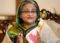 Former Prime Minister of Bangladesh Sheikh Hasina(File Photo)