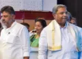Deputy Chief Minister DK Shivakumar and Chief Minister Siddaramaiah