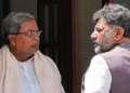 (Left) Chief Minister Siddaramaiah (Right) Deputy CM D.K. Shivakumar