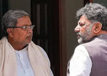 (Left) Chief Minister Siddaramaiah (Right) Deputy CM D.K. Shivakumar