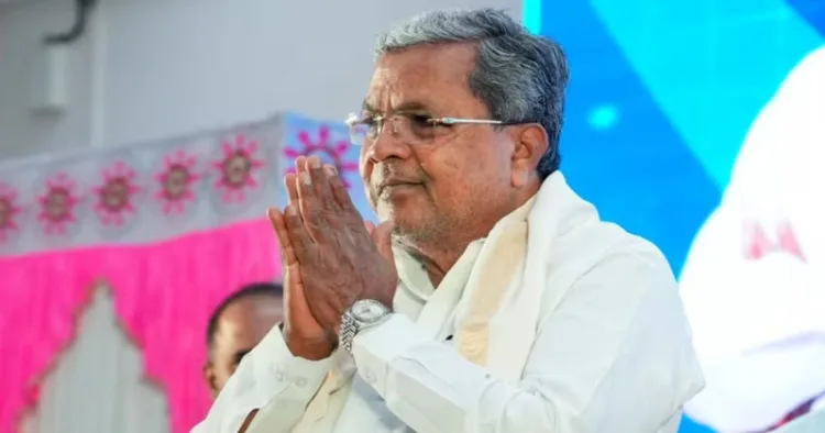 Karnataka Chief Minister Siddaramaiah