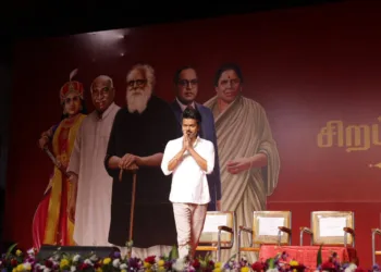 TVK party chief Joseph Vijay