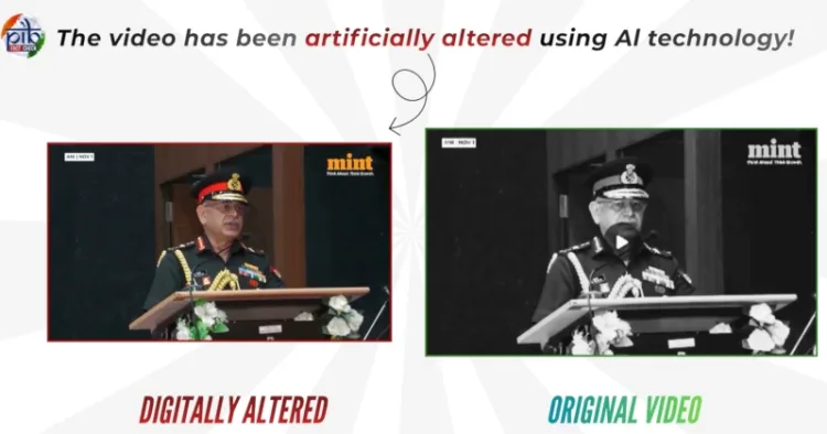 PIB fact check exposes Pakistani deepfake targeting Army Chief General Upendra Dwivedi