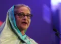 Ousted Prime Minister of Bangladesh Sheikh Hasina