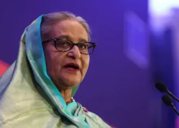 Ousted Prime Minister of Bangladesh Sheikh Hasina