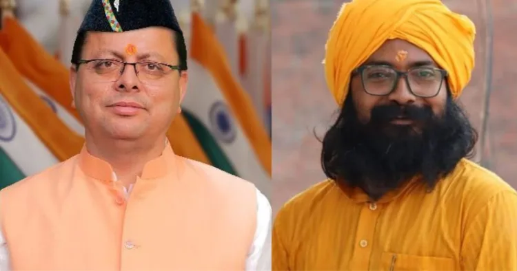 (Left) Uttarakhand CM Pushkar Singh Dhami (Right) Gorakhpur’s Shrikrishna Pandey to Receive the Prof. Yashwantrao Kelkar Youth Award