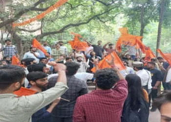 ABVP Supporters in JNU