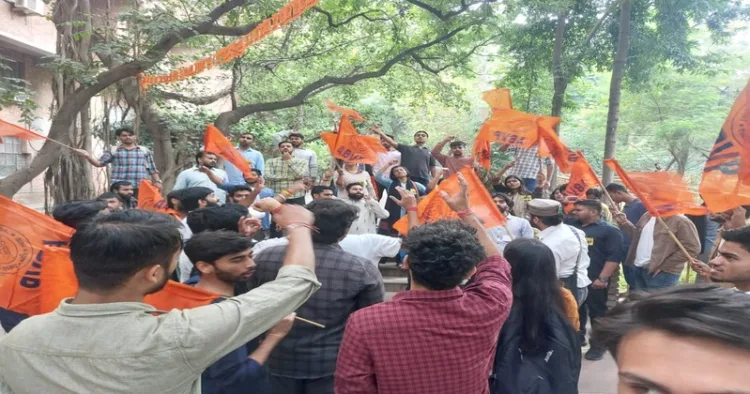 ABVP Supporters in JNU