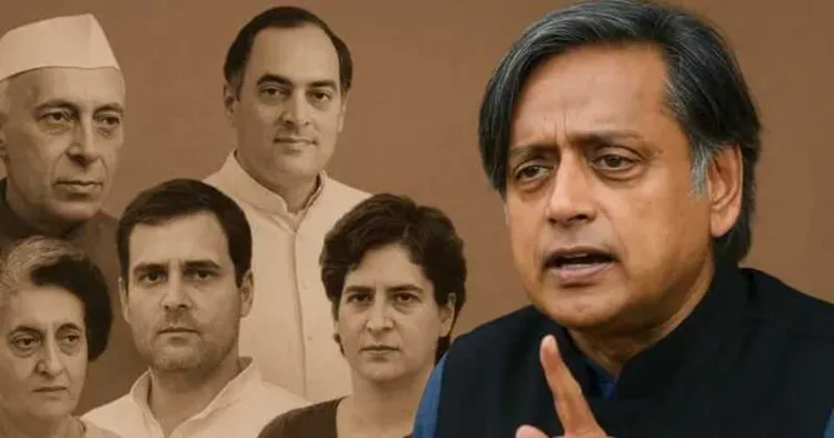 As elections approach, Tharoor’s stance against inherited leadership sparks renewed debate on internal democracy and accountability within the Congress