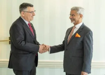 Israeli Foreign Minister Gideon Sa’ar (Left) and External Affairs Minister S Jaishankar (Right)