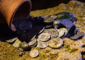 103 gold coins from the 13th-century Chola-Pandya era unearthed at Kovilur Sivan Mandir