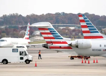 Airports jammed, staff unpaid and passengers stranded as America’s flight system cracks under the shutdown