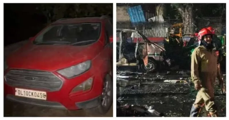 Faridabad Police have recovered a red Ford EcoSport (registration number DL 10 CK 0458) believed to be linked to the prime suspect, Dr Umar Nabi